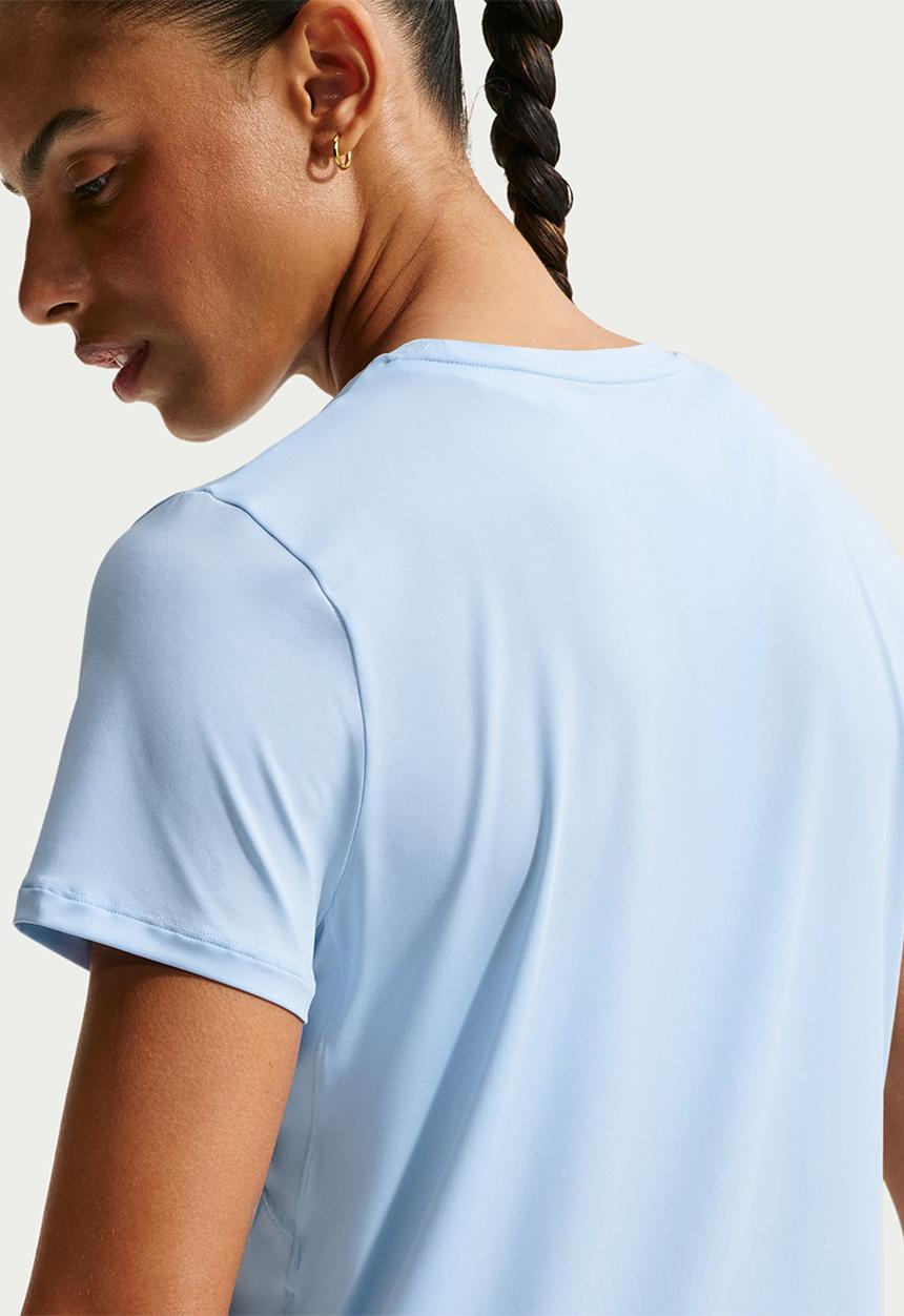 Nike - W Nk One Classic Df Ss Top - Hydrogen Blue/White