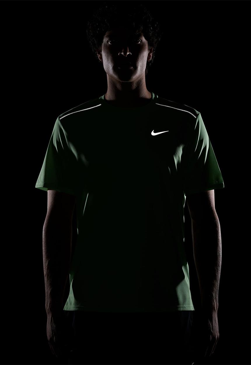 Nike - Miler  Dri-FIT Short-Sleeve Runn - Illusion Green/Reflective Silv