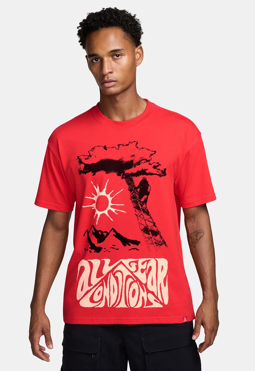 Nike -  ACG Dri-FIT Loose T-Shirt- Lt Crimson Red