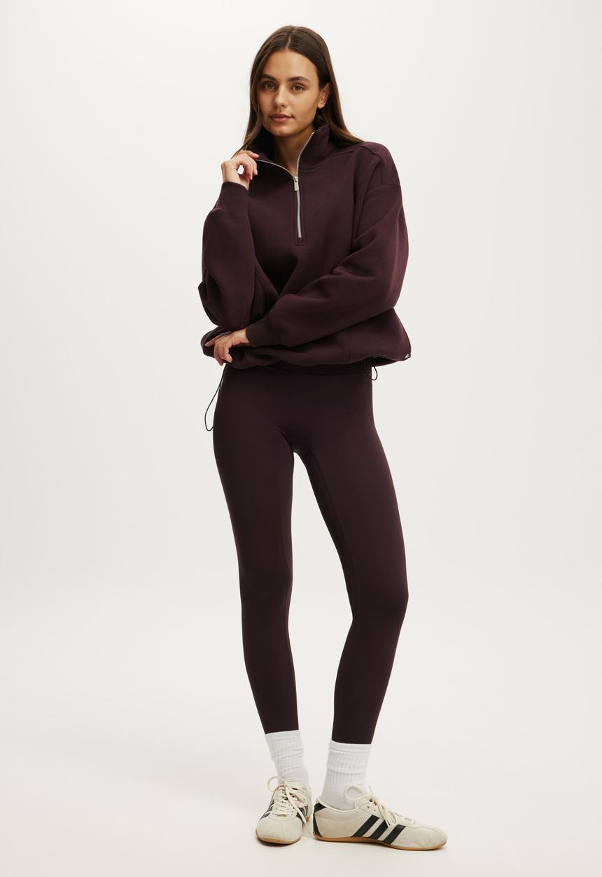 Cotton On - Ultra Move Full Length Tight - Italian Plum