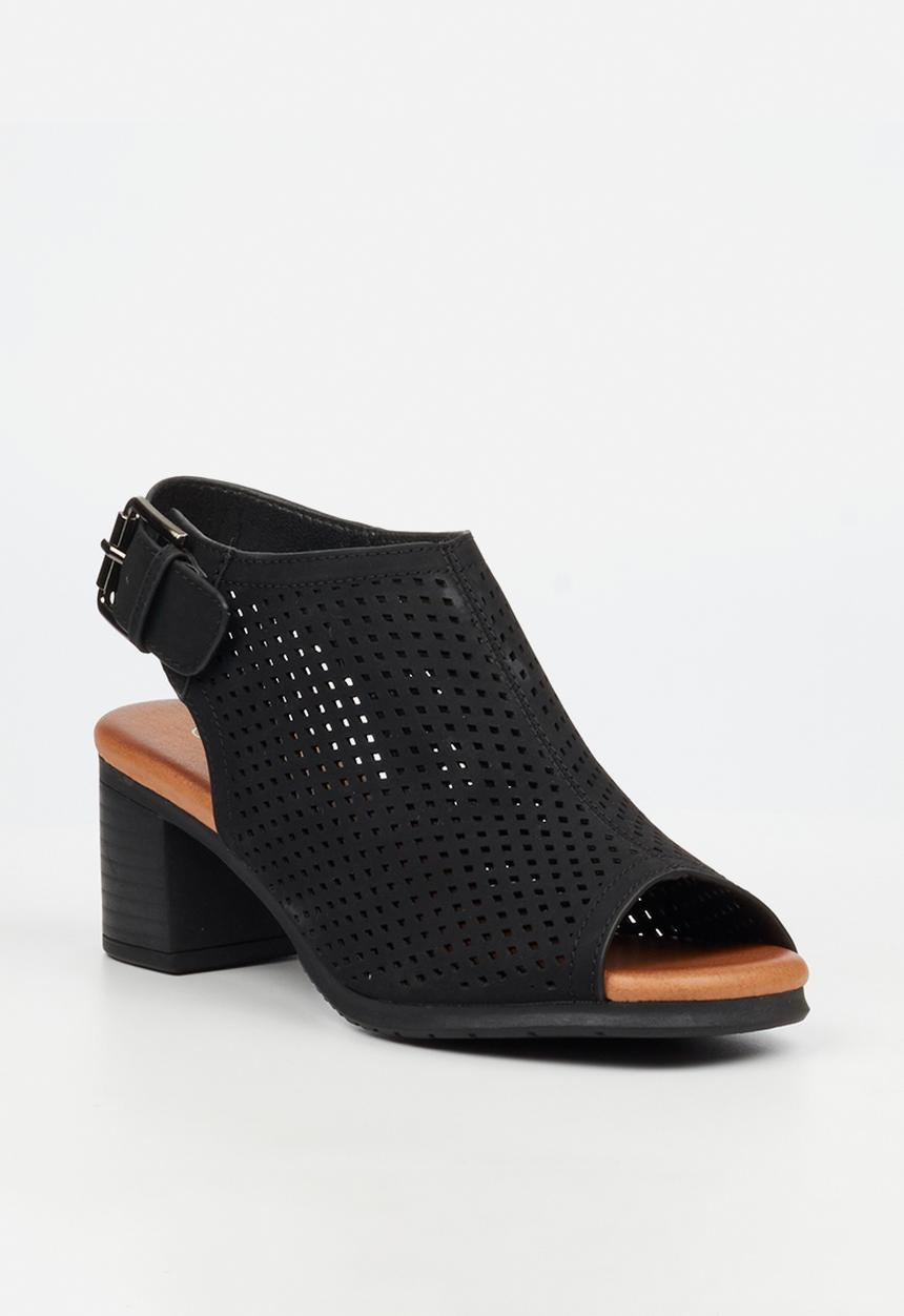 Butterfly Feet - Indra 1 peep toe heel - black
