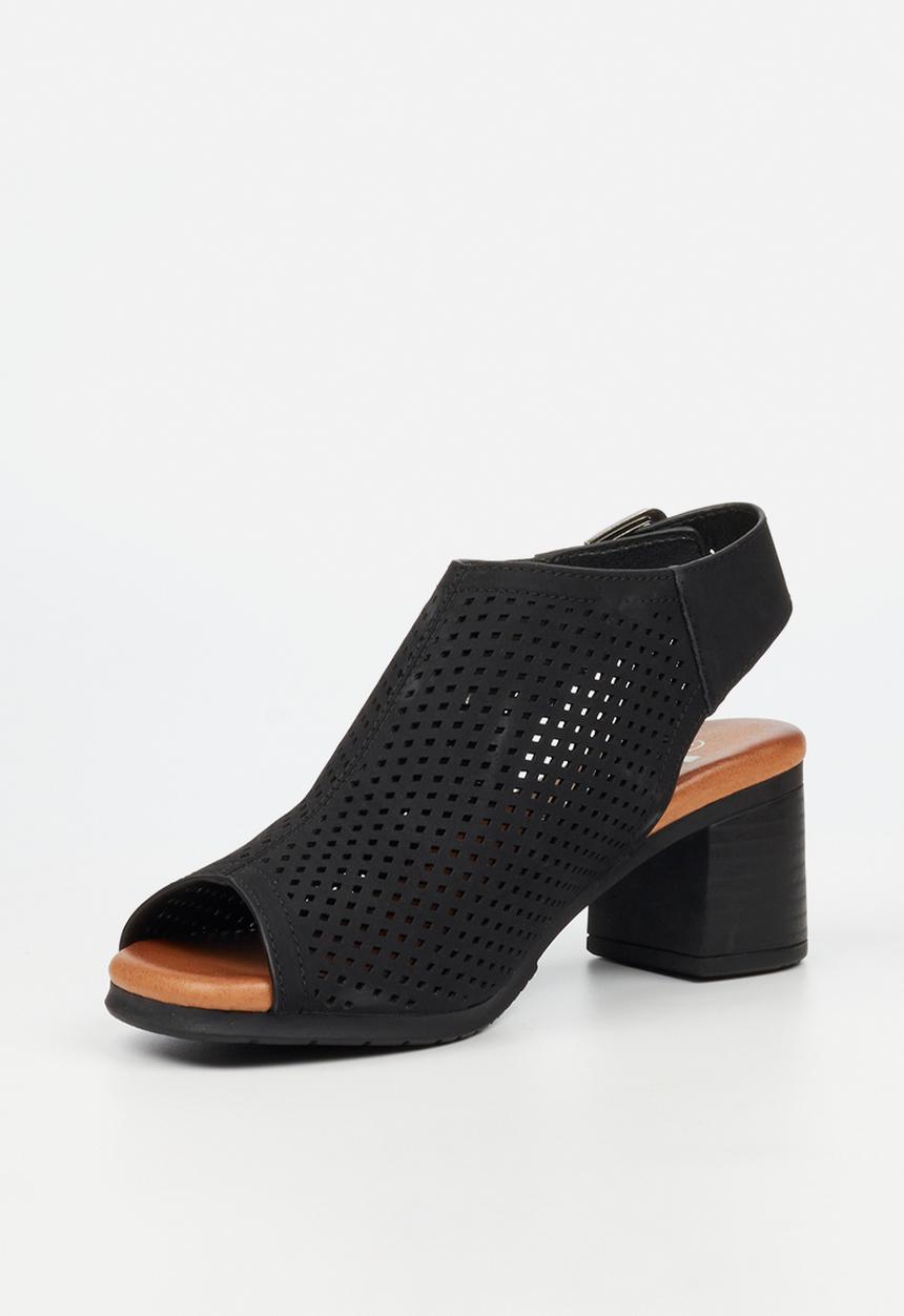 Butterfly Feet - Indra 1 peep toe heel - black