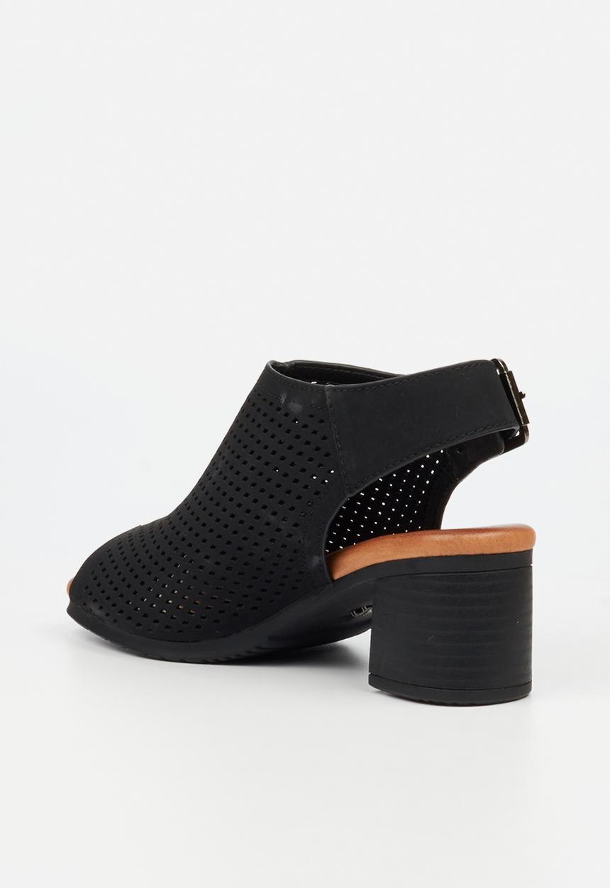 Butterfly Feet - Indra 1 peep toe heel - black