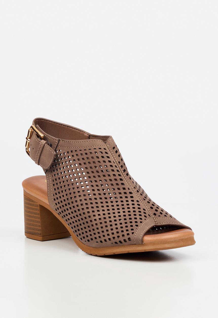Butterfly Feet - Indra 1 peep toe heel - chocolate