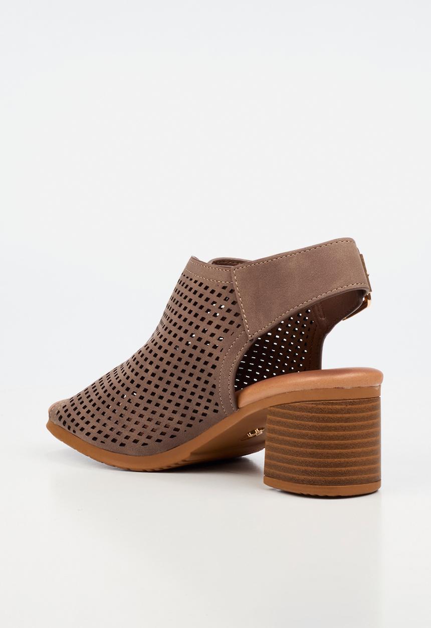 Butterfly Feet - Indra 1 peep toe heel - chocolate