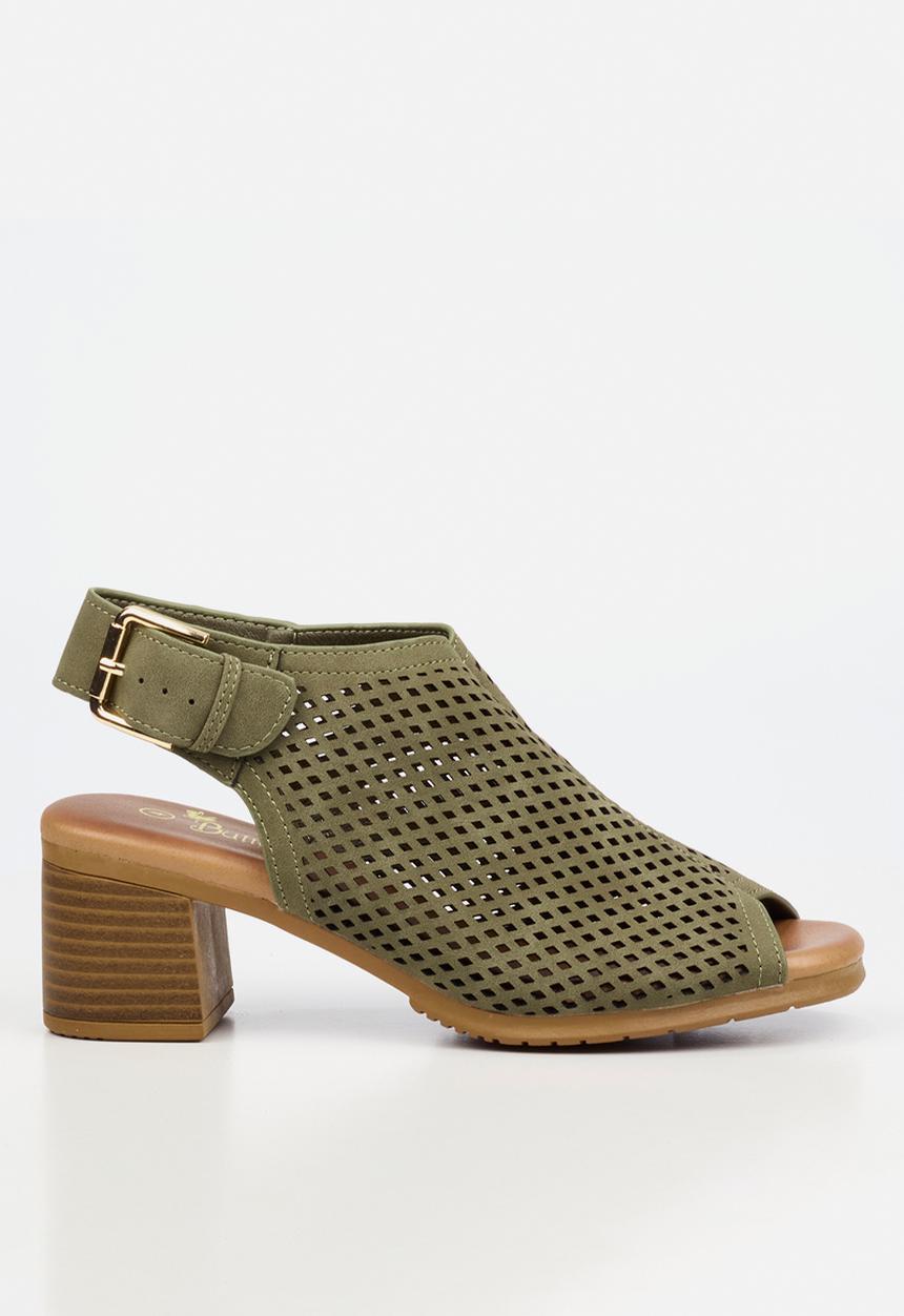 Butterfly Feet - Indra 1 peep toe heel - olive