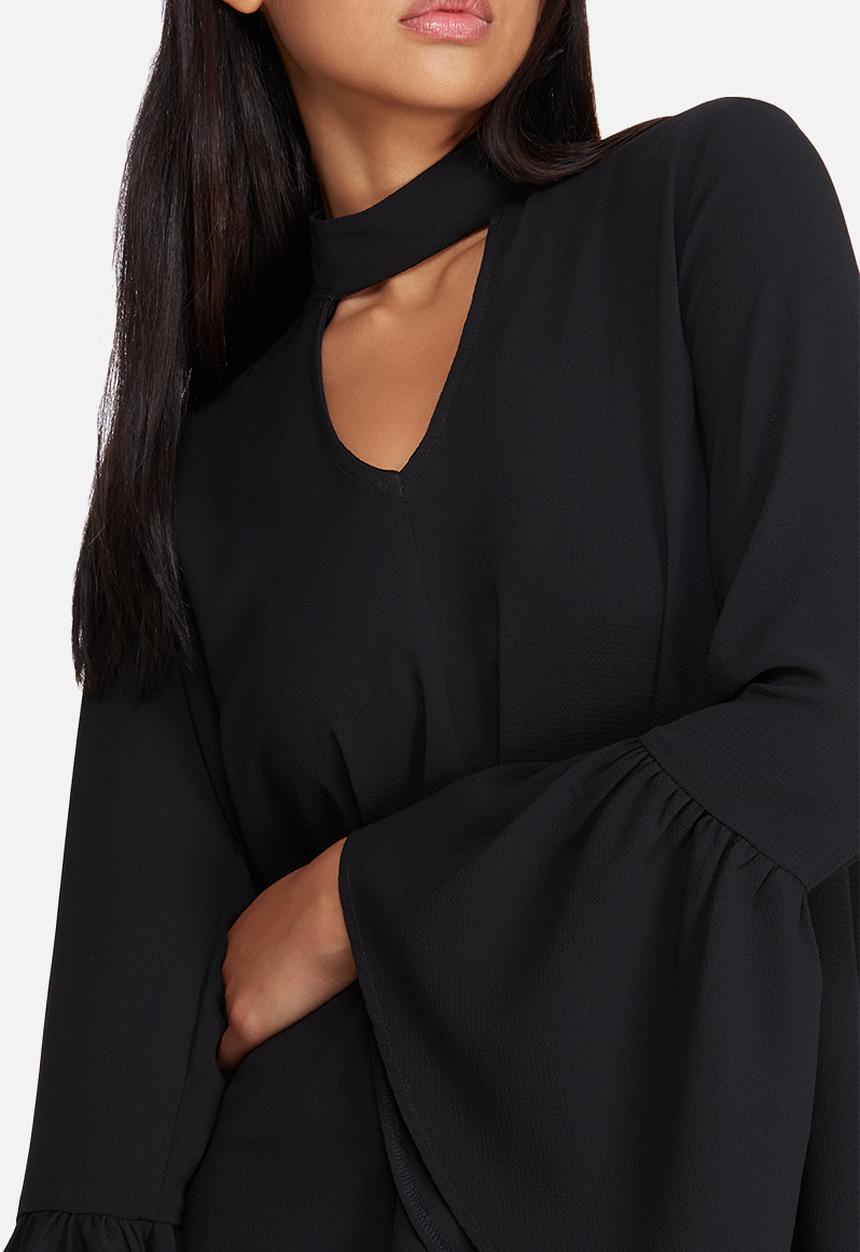 dailyfriday - Bell sleeve keyhole blouse