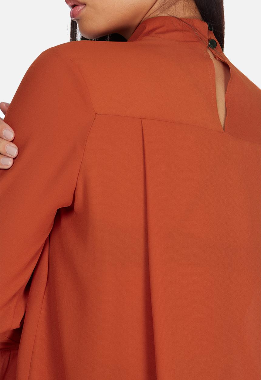 dailyfriday - Bell sleeve keyhole blouse