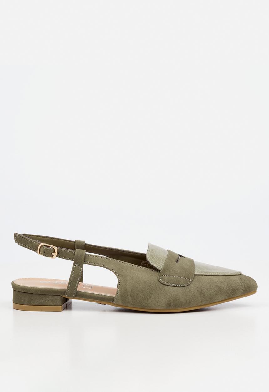 Butterfly Feet - Monte 1 slingback - olive