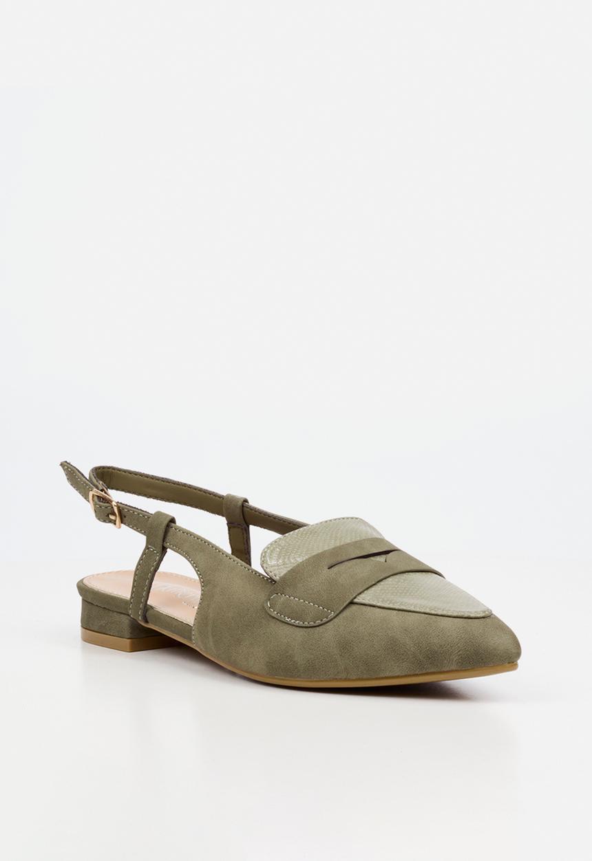 Butterfly Feet - Monte 1 slingback - olive