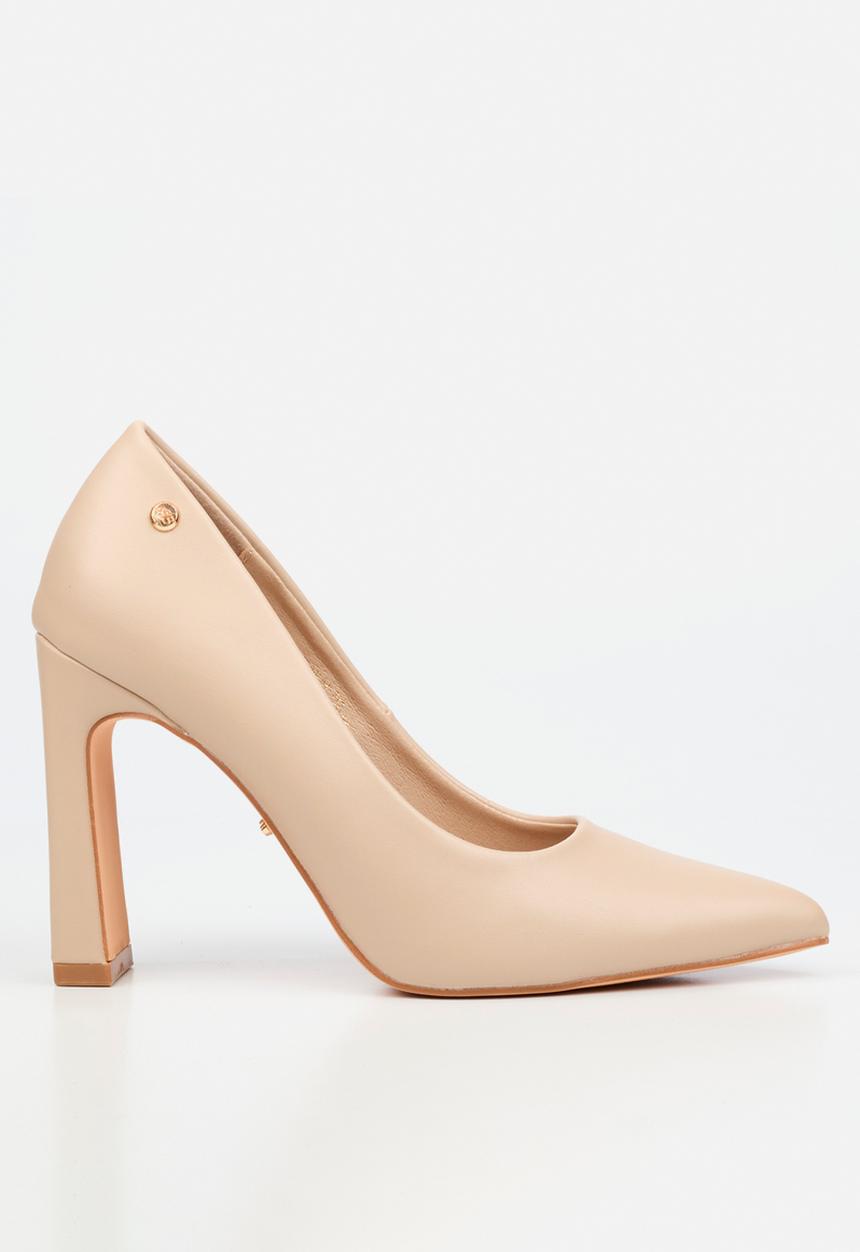 Miss Black - Nala 2 classic block heel - natural