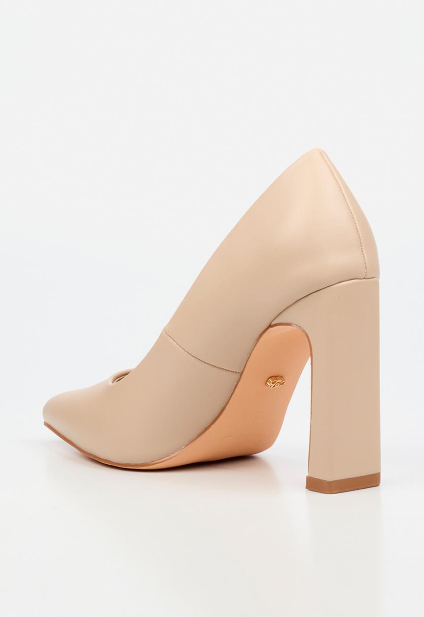 Miss Black - Nala 2 classic block heel - natural