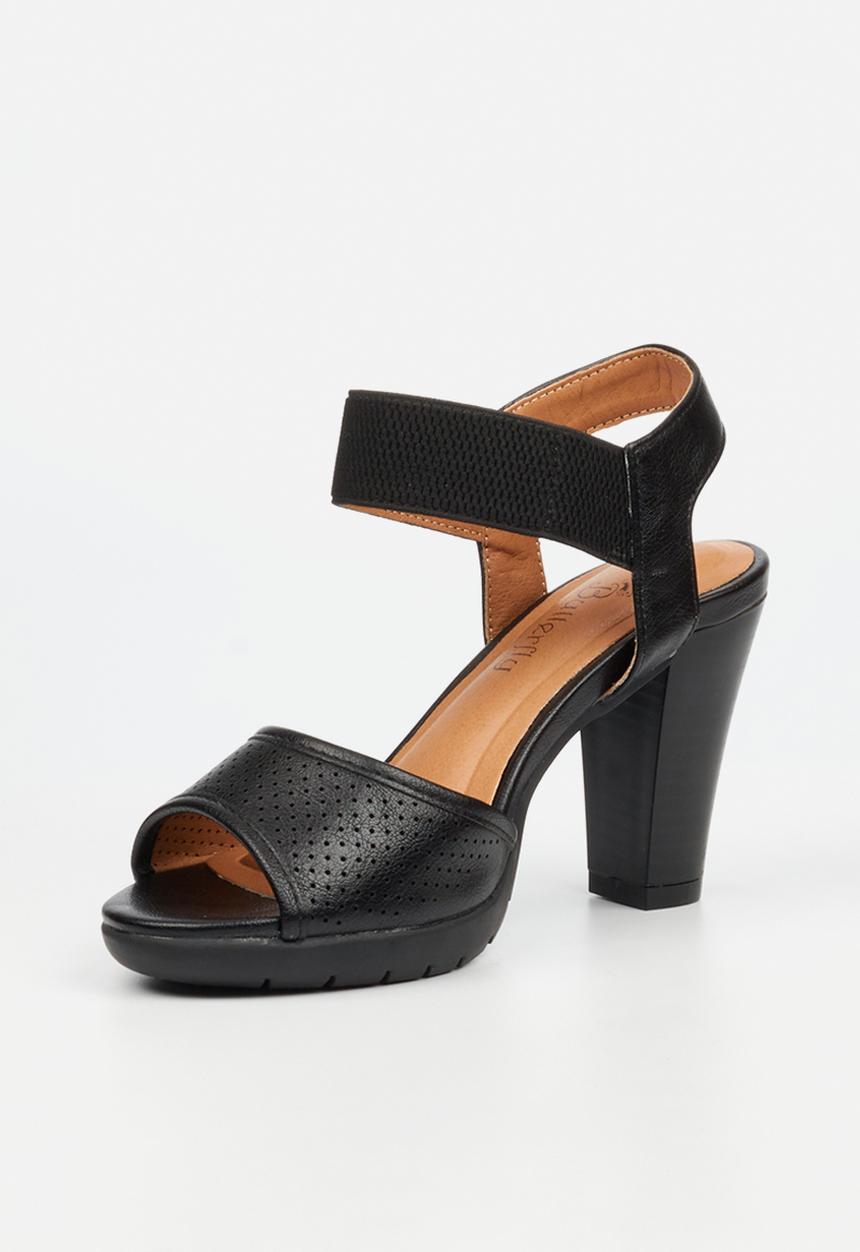 Butterfly Feet - Raina 2 ankle strap heel - black