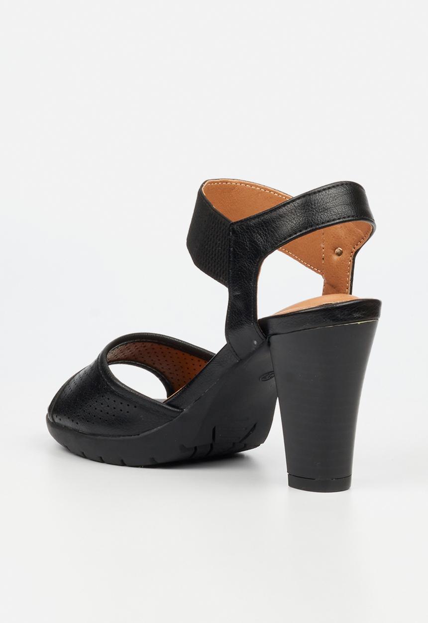 Butterfly Feet - Raina 2 ankle strap heel - black