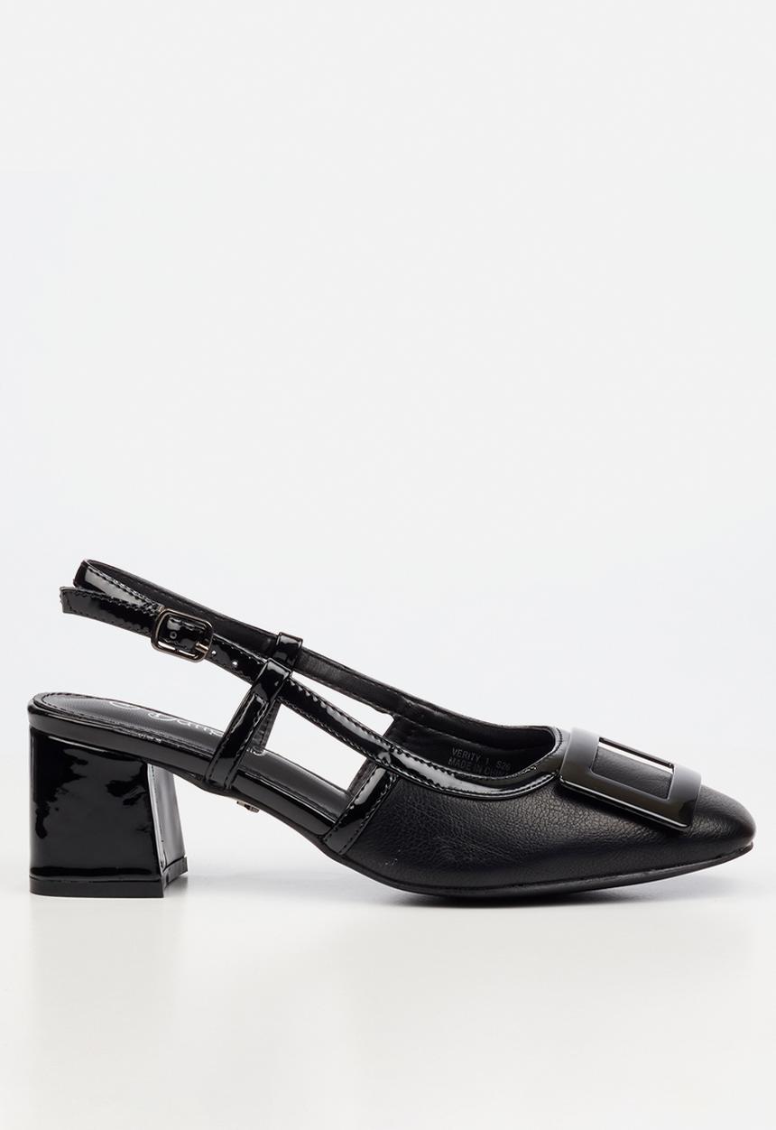 Butterfly Feet - Verity 1 slingback heel - black