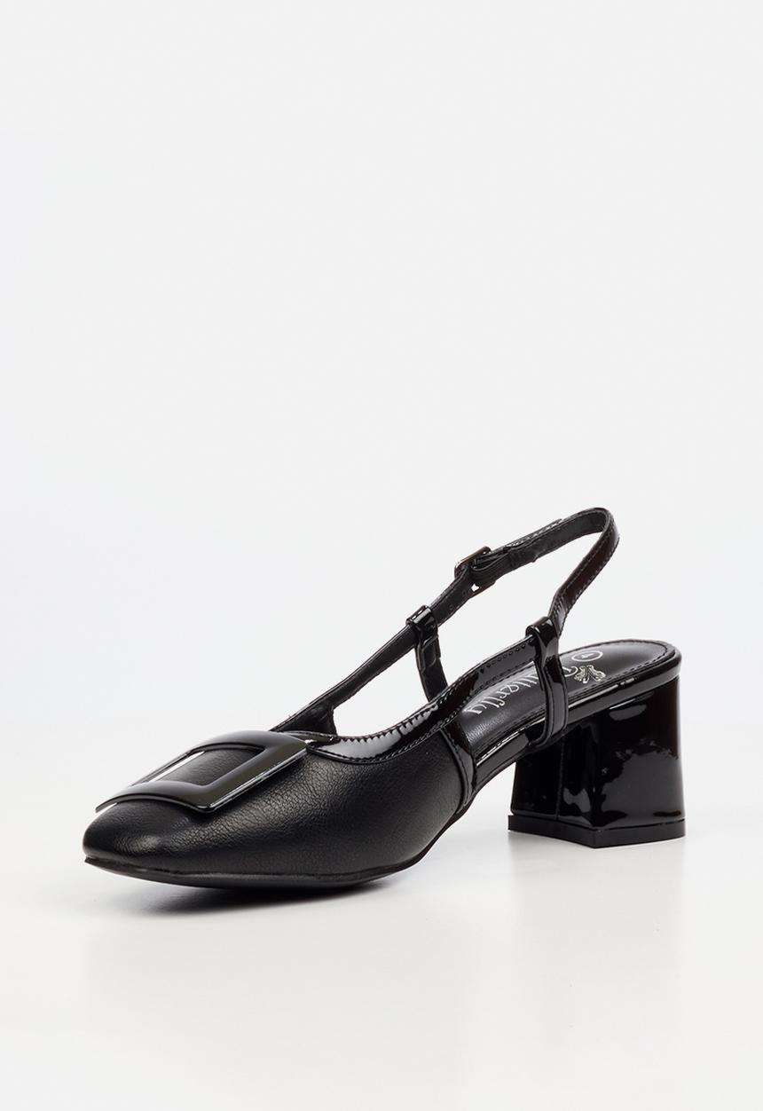 Butterfly Feet - Verity 1 slingback heel - black