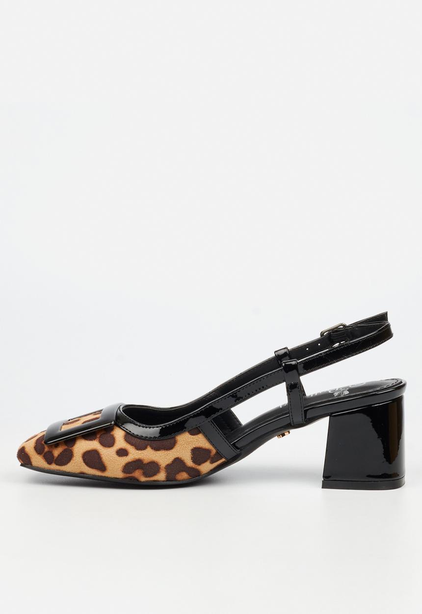 Butterfly Feet - Verity 1 slingback heel - leopard
