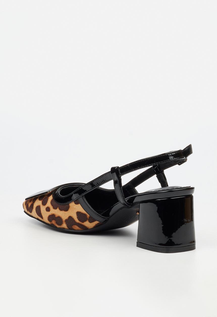 Butterfly Feet - Verity 1 slingback heel - leopard