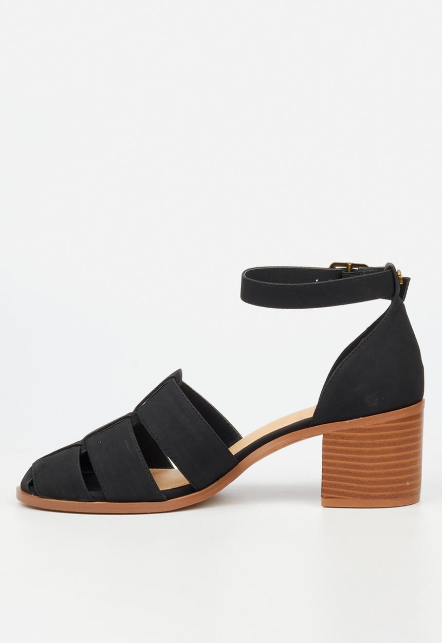 Butterfly Feet - Wexley 2 ankle strap heel - black