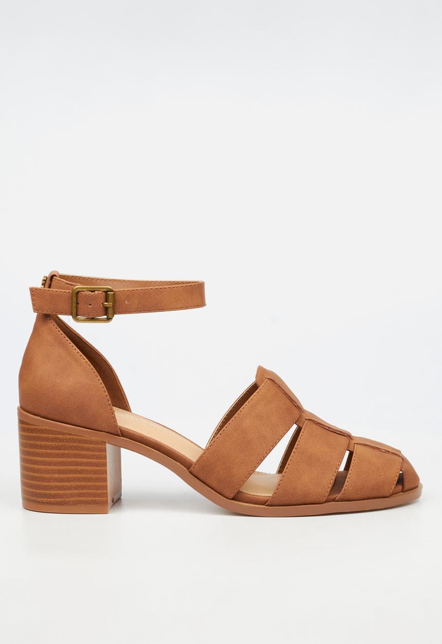 Butterfly Feet - Wexley 2 ankle strap heel - tan