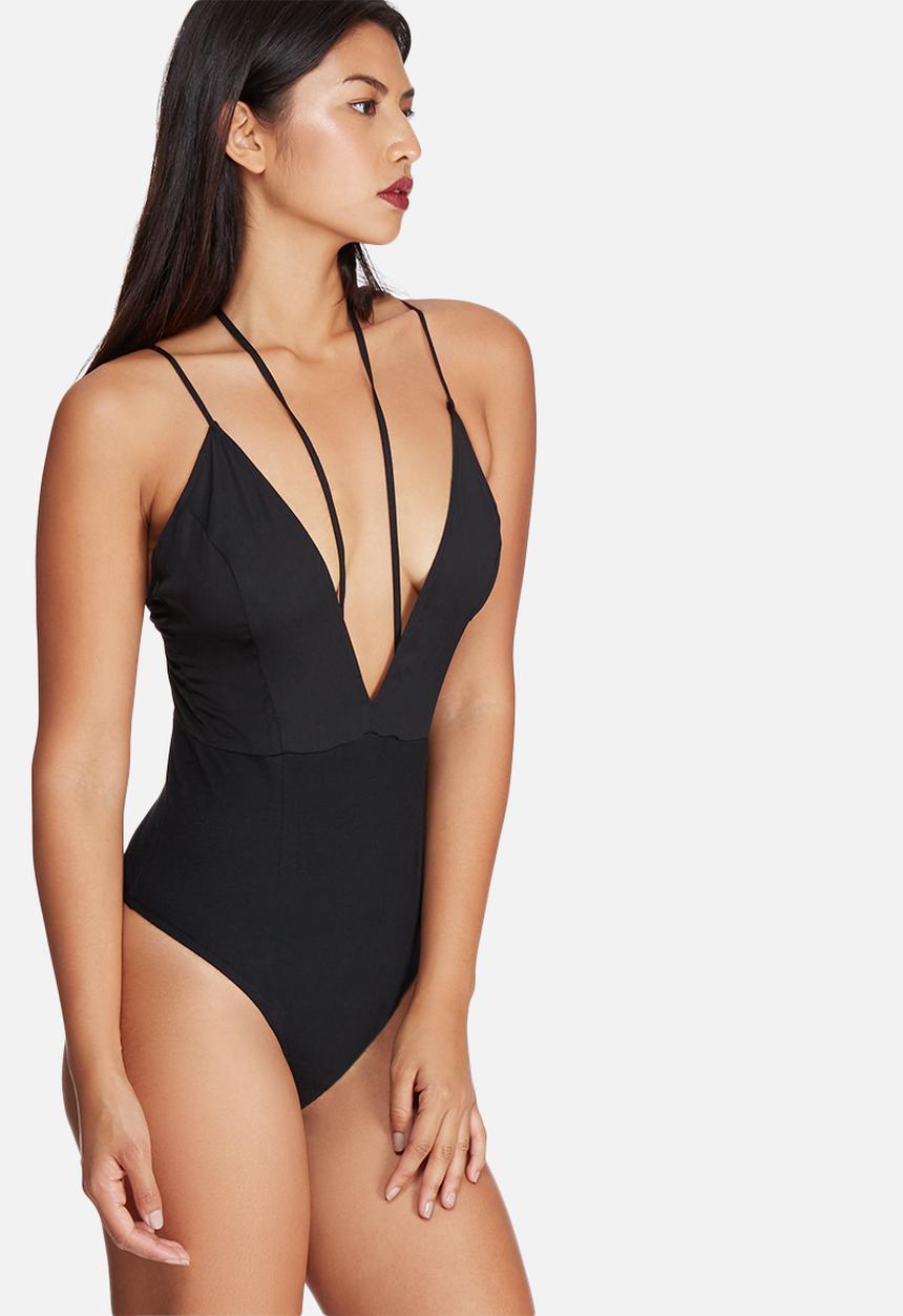 Missguided - Silky strap detail bodysuit
