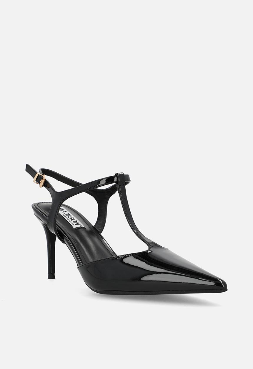 Madison® - Quincy close toe slingback heel - black