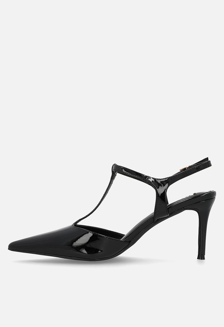 Madison® - Quincy close toe slingback heel - black