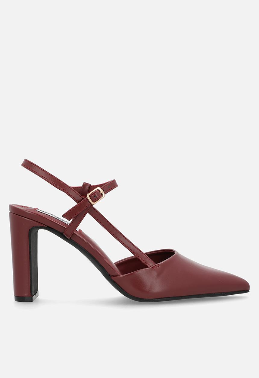 Madison® - Quill close toe slingback heel - wine