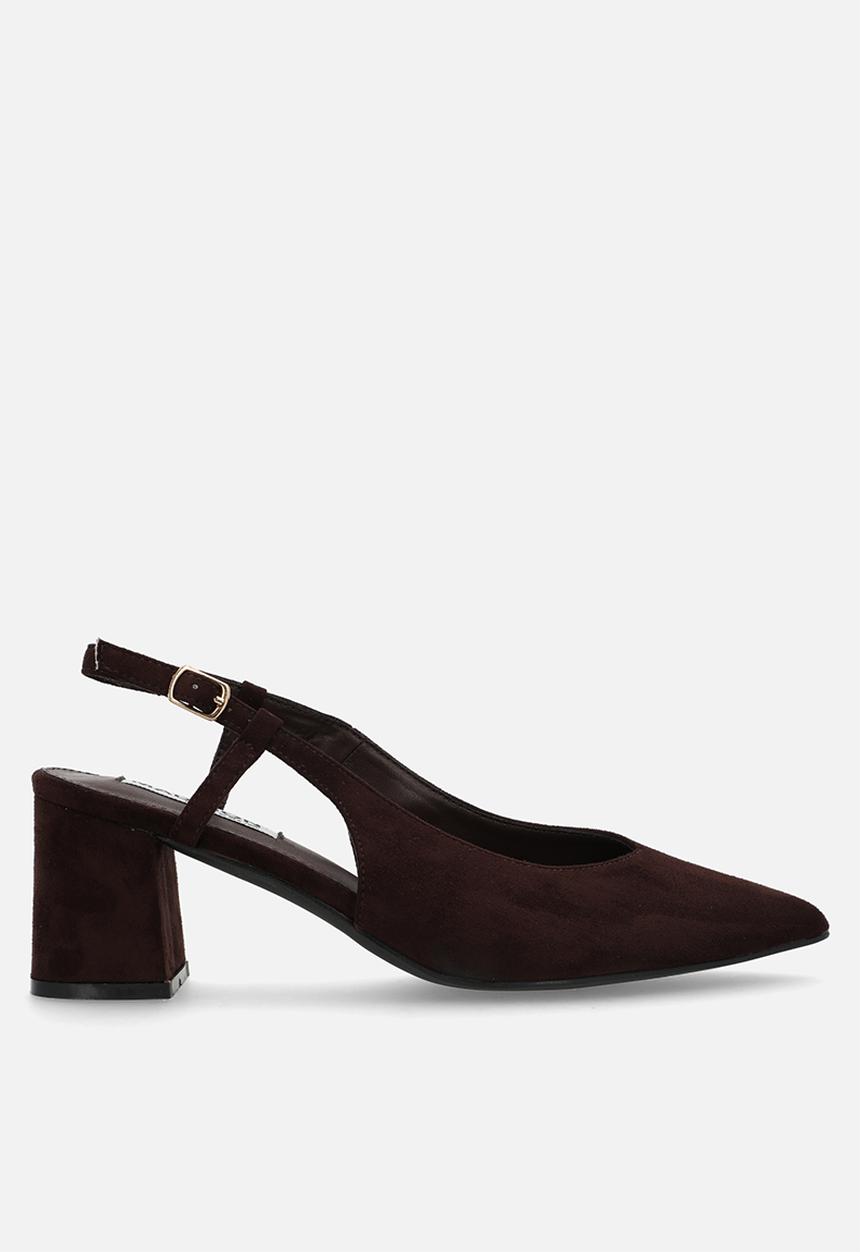 Madison® - Quest close toe slingback heel - chocolate