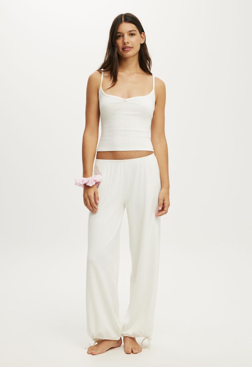 Cotton On - Dreamy Soft Pointelle Cami - Coconut Milk