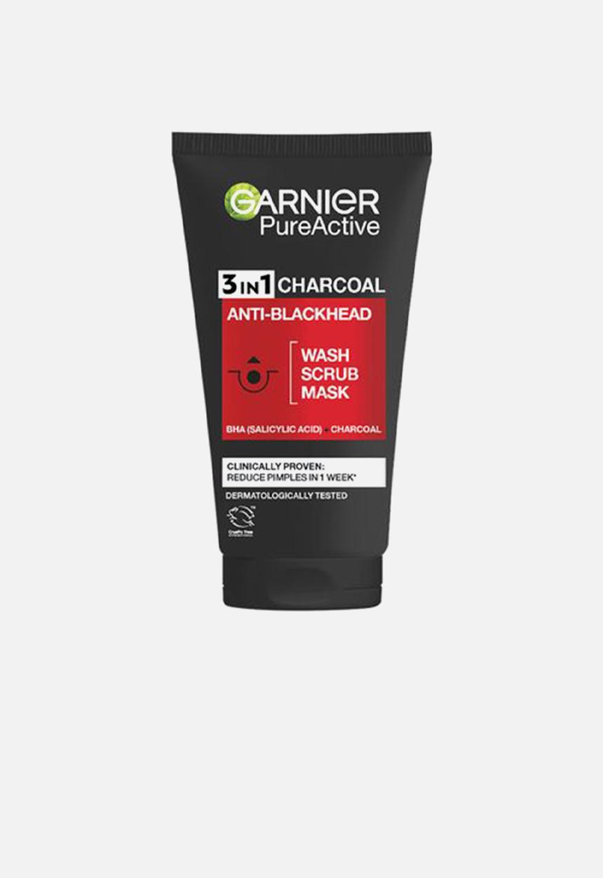 Garnier - Pure Active 3 in 1 Charcoal Wash - 150ml