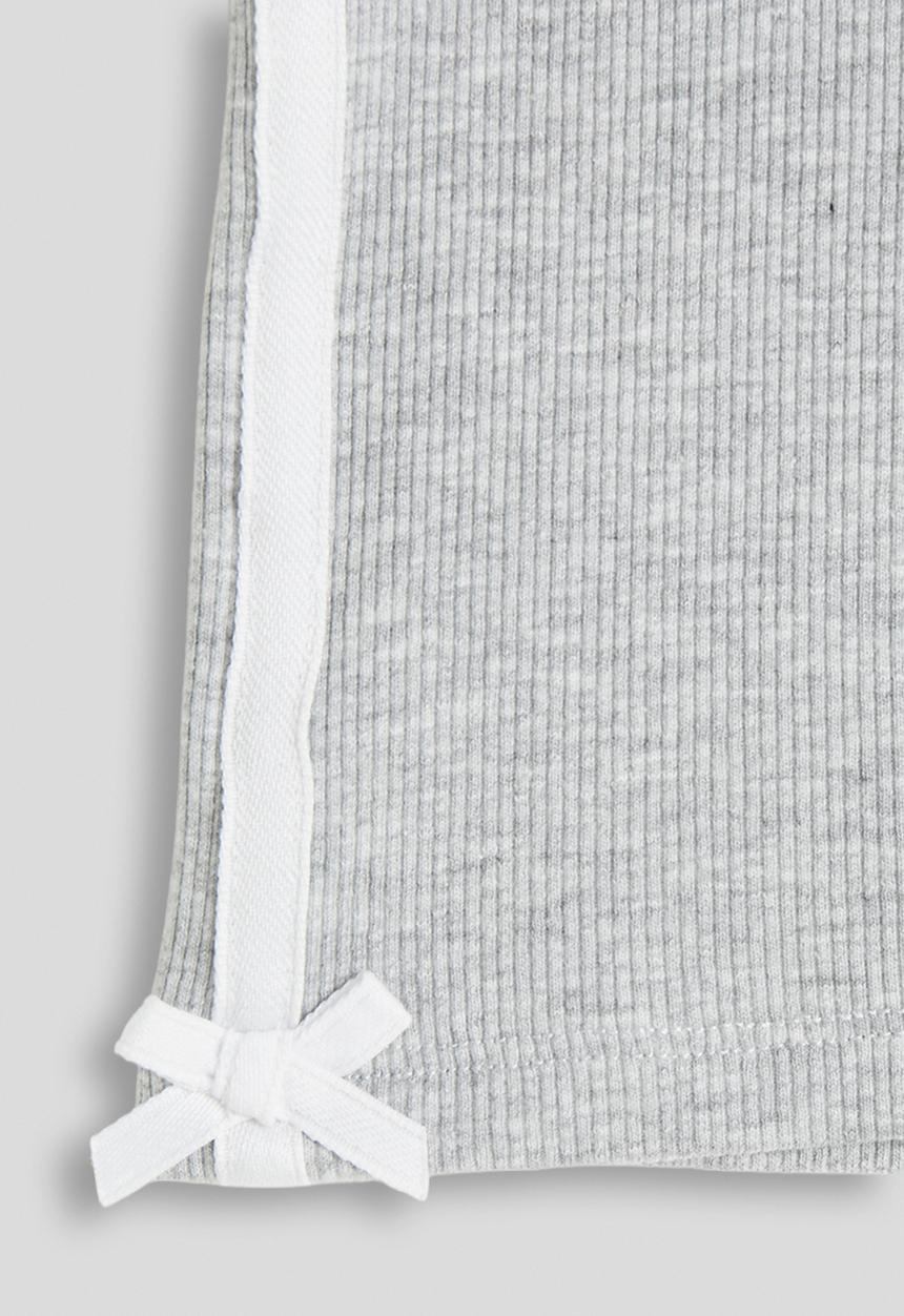 Cotton On - Hailey Bike Short - Grey Marle/Bows