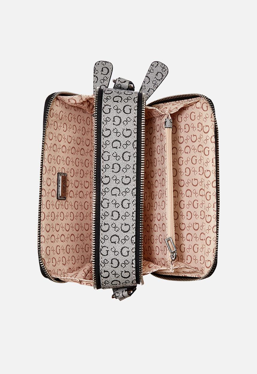 GUESS - Sofia Mini Crossbody Top Zip Bag - Black