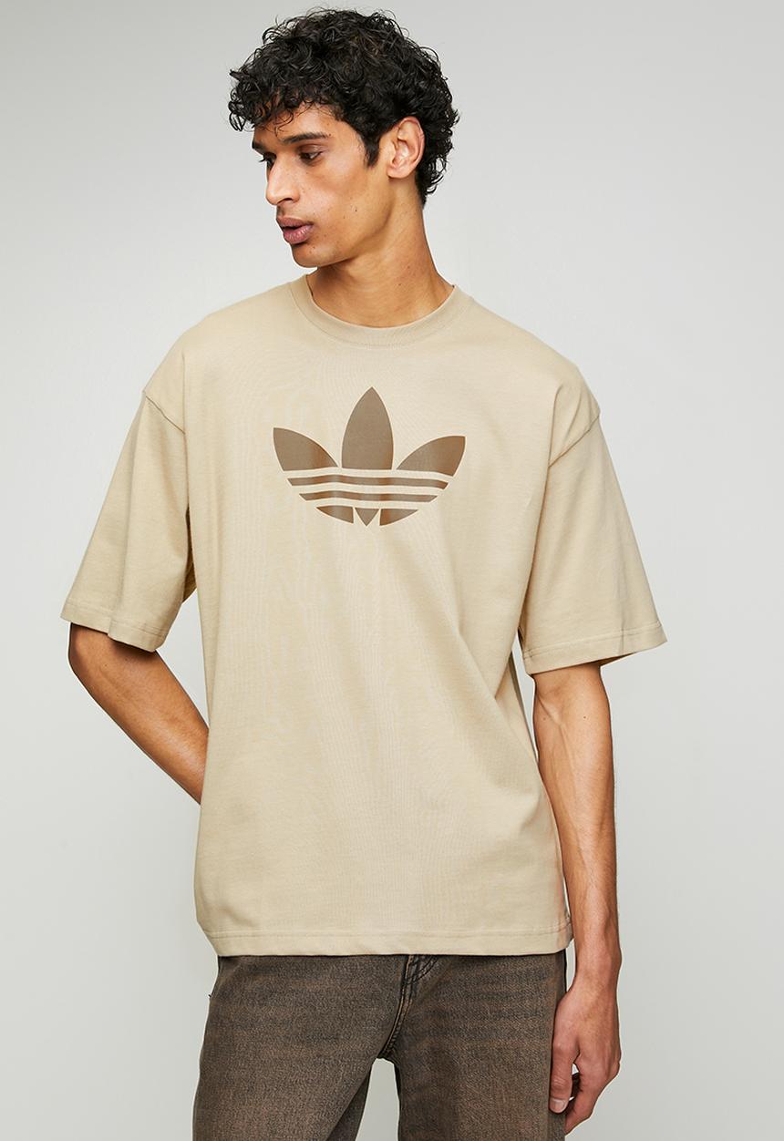 adidas Originals - Trefoil   Tee - Khaki Beige