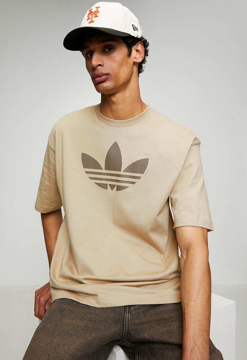 adidas Originals - Trefoil   Tee - Khaki Beige
