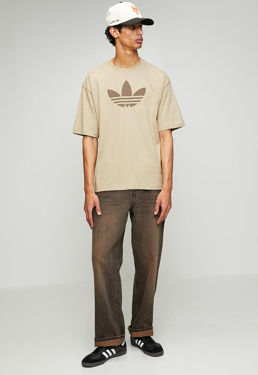 adidas Originals - Trefoil   Tee - Khaki Beige