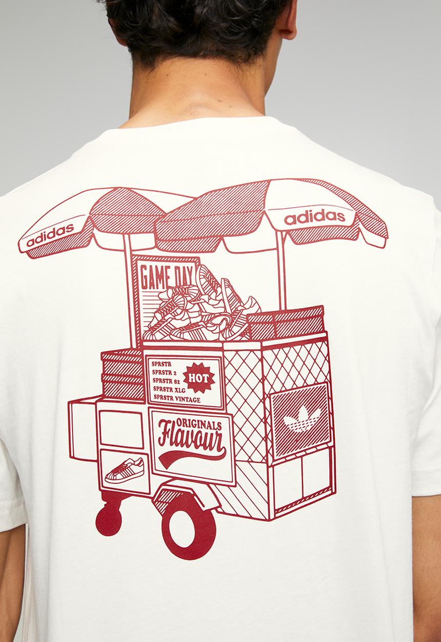adidas Originals - Food Cart Tee - cloud white