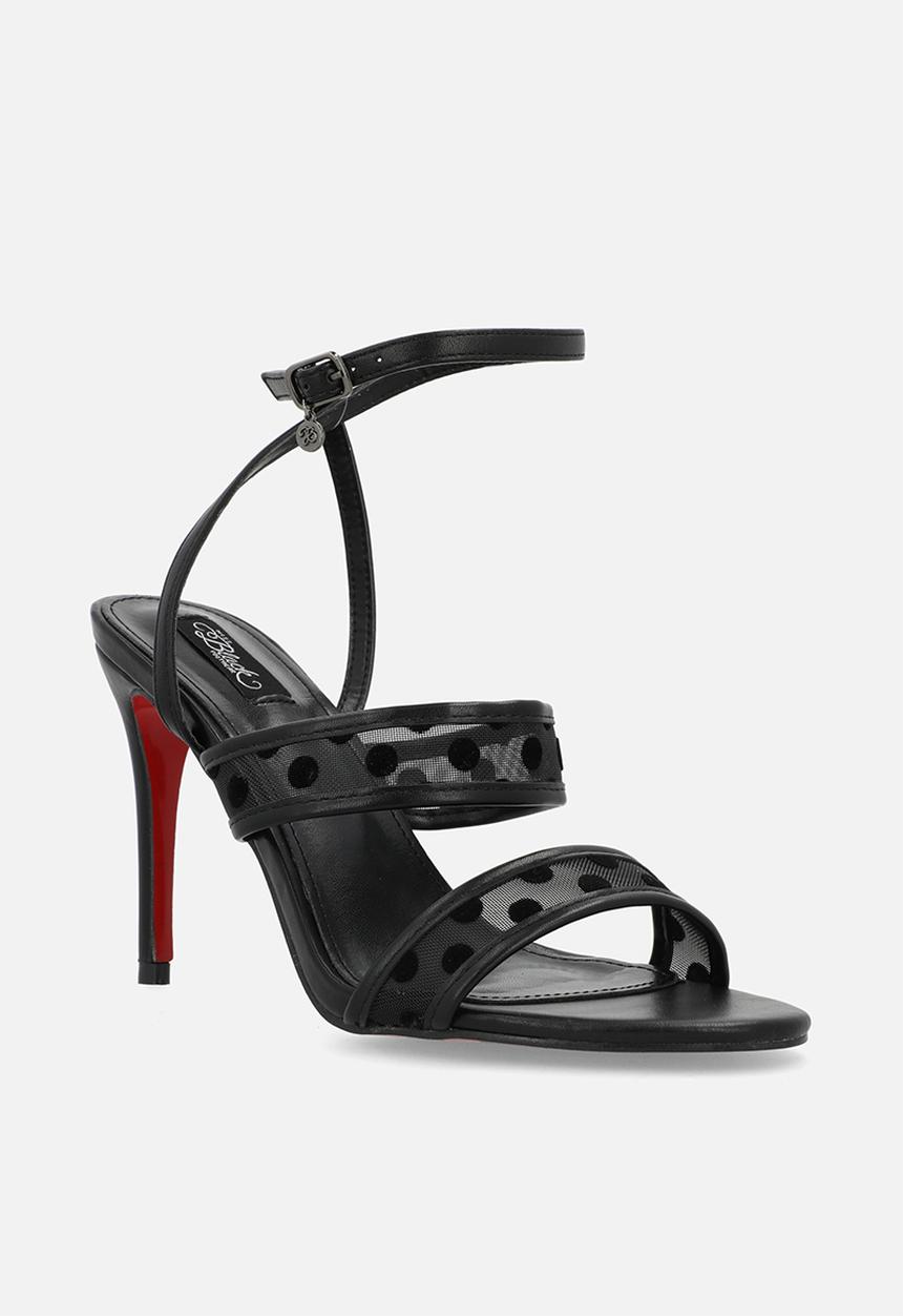 Miss Black - Jazz 50 open toe ankle strap - black