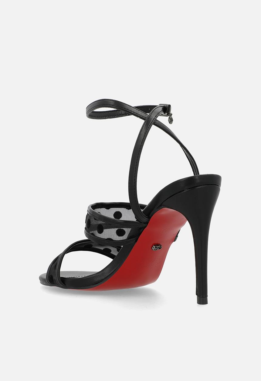 Miss Black - Jazz 50 open toe ankle strap - black