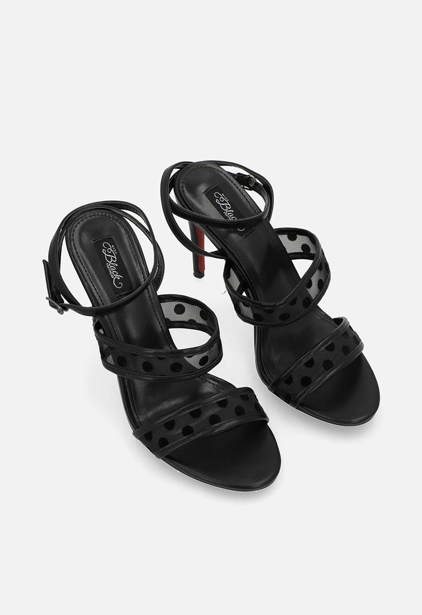 Miss Black - Jazz 50 open toe ankle strap - black