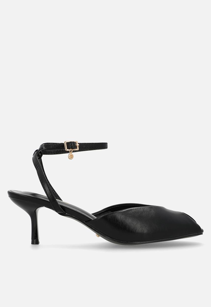 Miss Black - Nila 1 open toe ankle strap - black