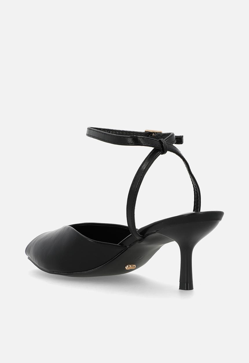 Miss Black - Nila 1 open toe ankle strap - black