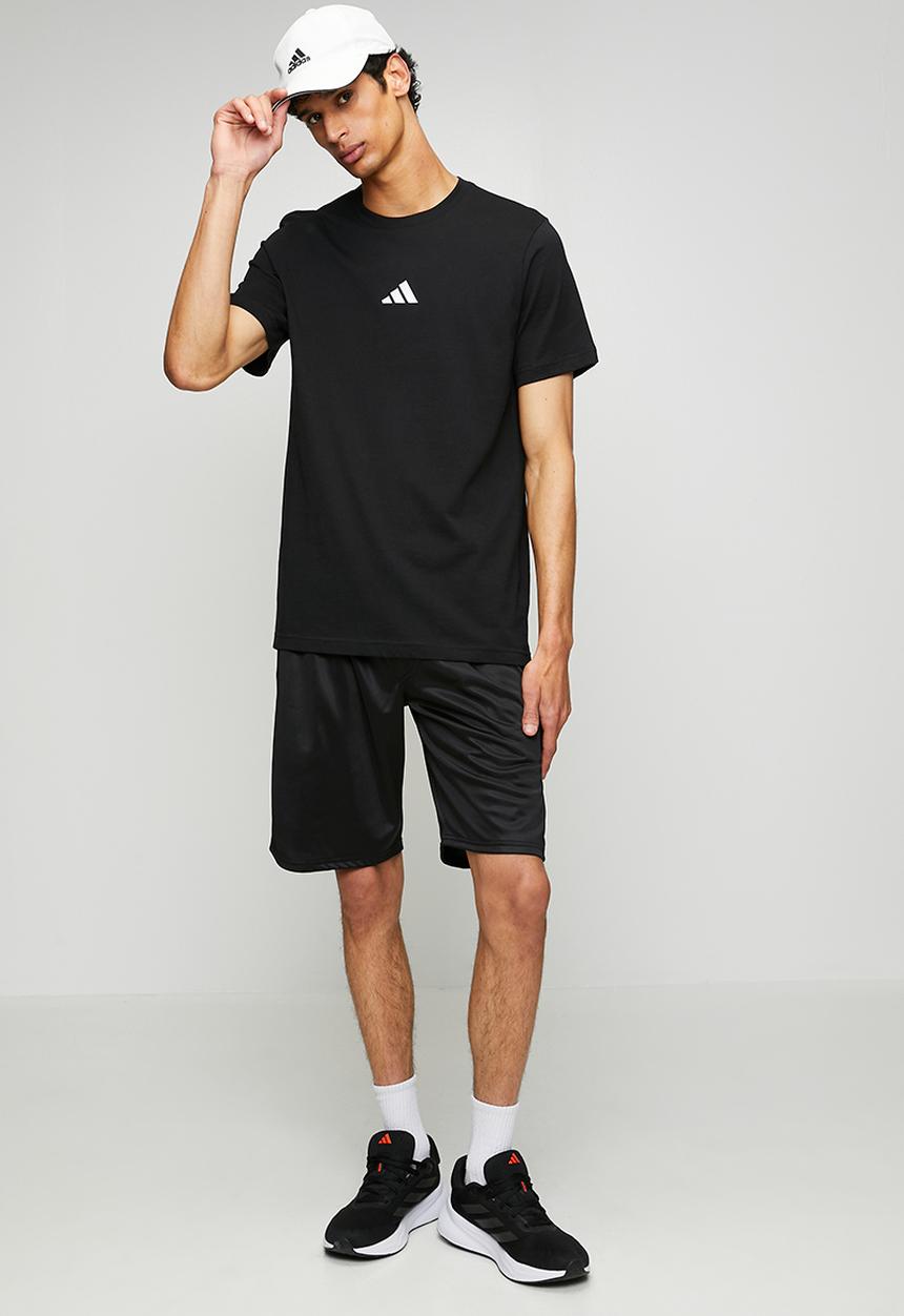 adidas Performance - Small Logo SJ Tee  - black/white