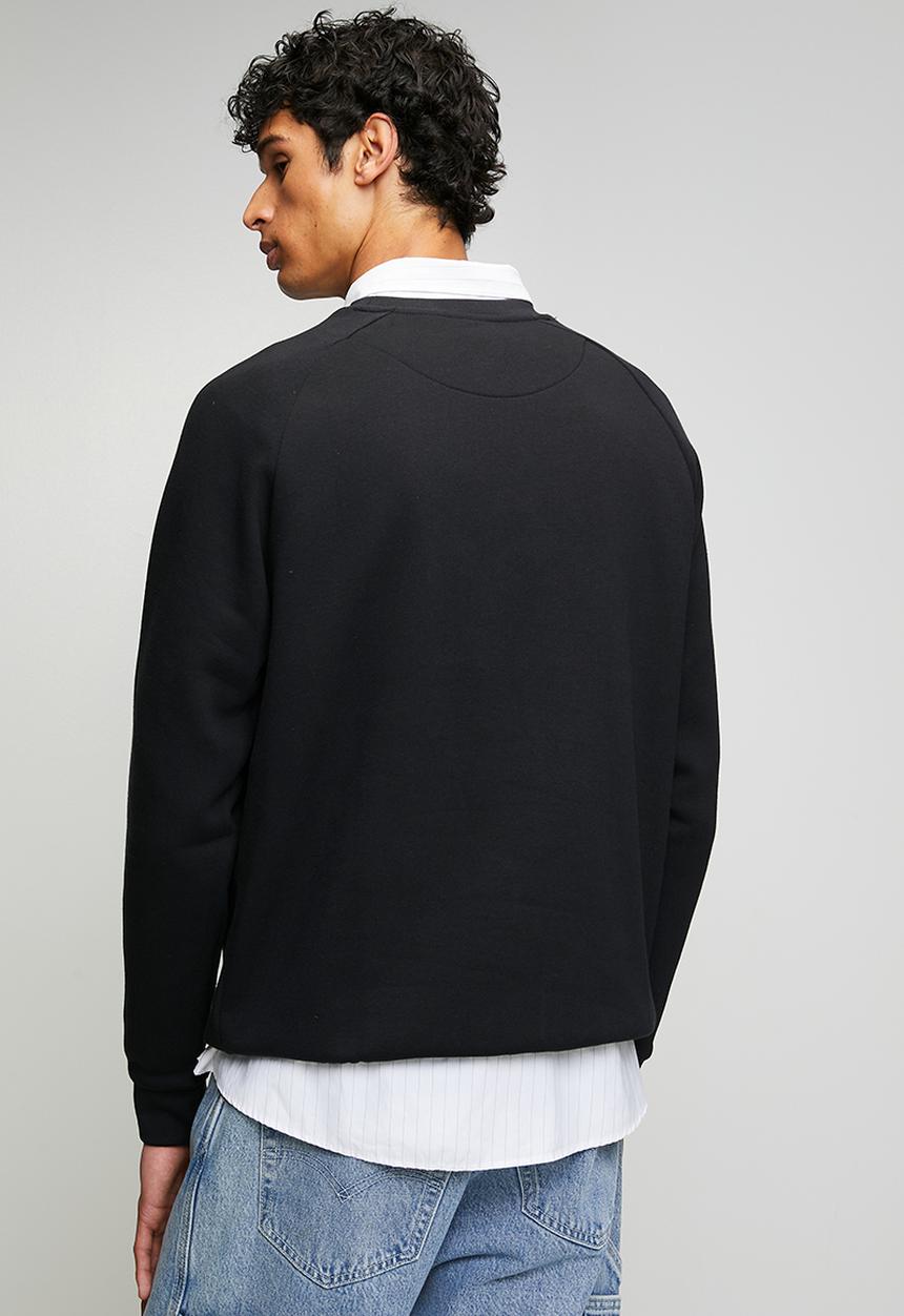 adidas Originals - ESS CREW - BLACK/WHITE