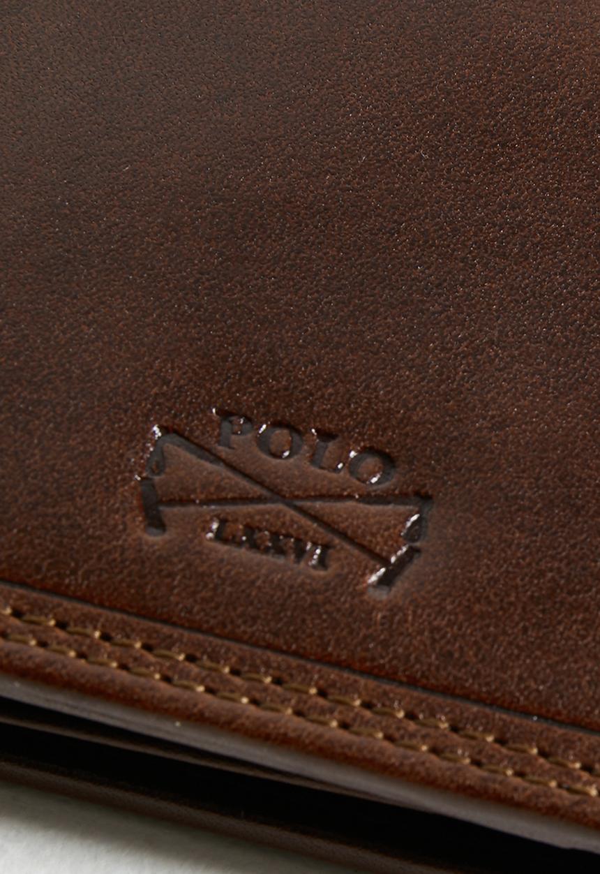POLO - Bifold With Top Flap - Brown