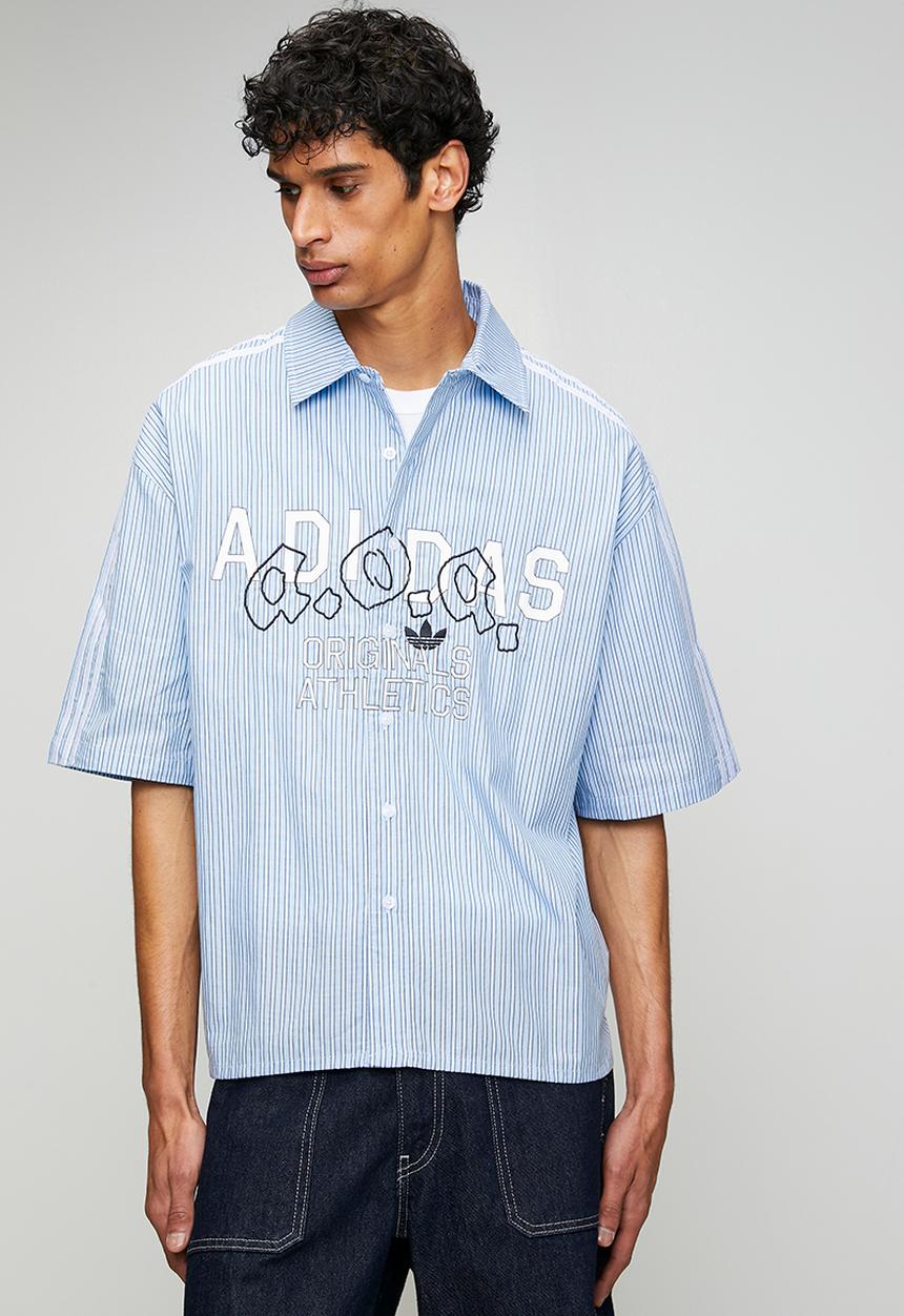 adidas Originals -  Originals AOA Button Up Shirt - Night Indigo Blue