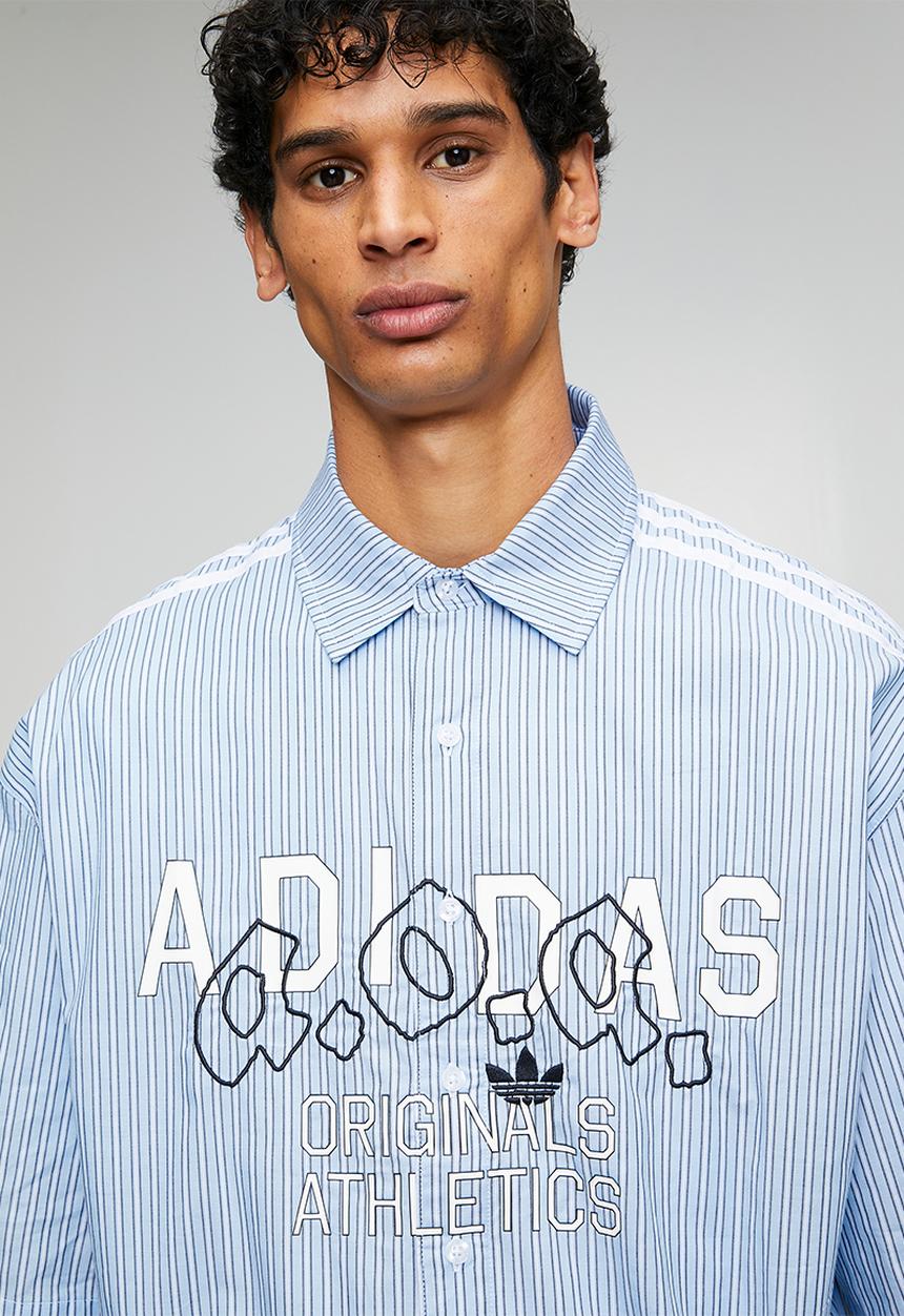 adidas Originals -  Originals AOA Button Up Shirt - Night Indigo Blue