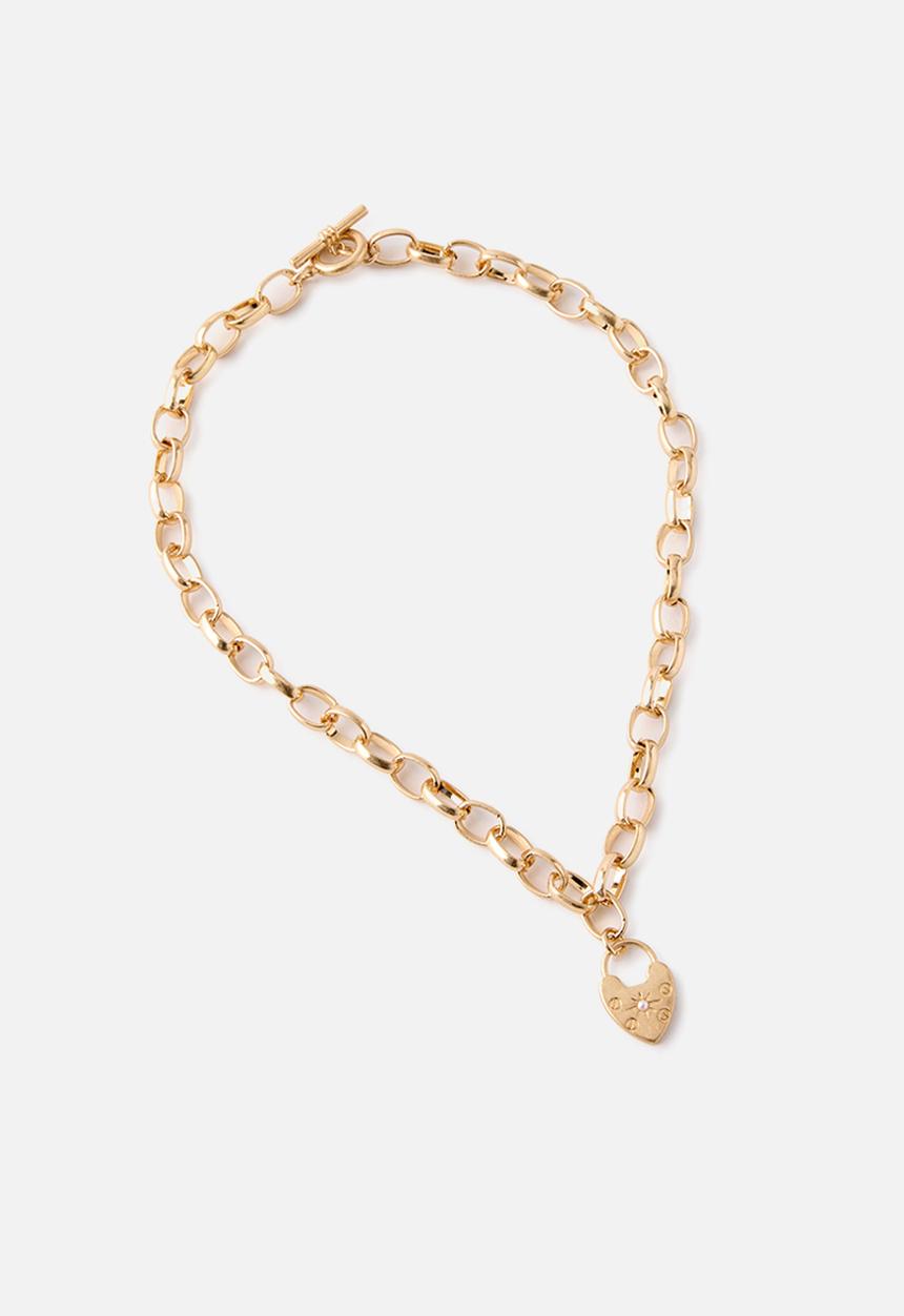 Rubi - Pendant Necklace - Up Gold Dia Chunky Locket