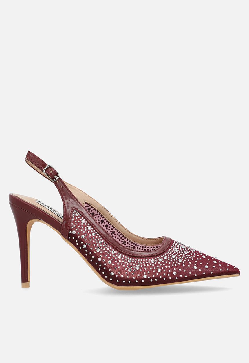 Madison® - Quinn close toe slingback heel - wine