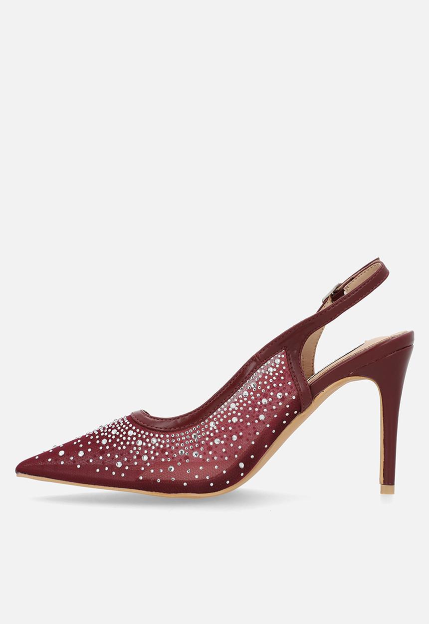 Madison® - Quinn close toe slingback heel - wine